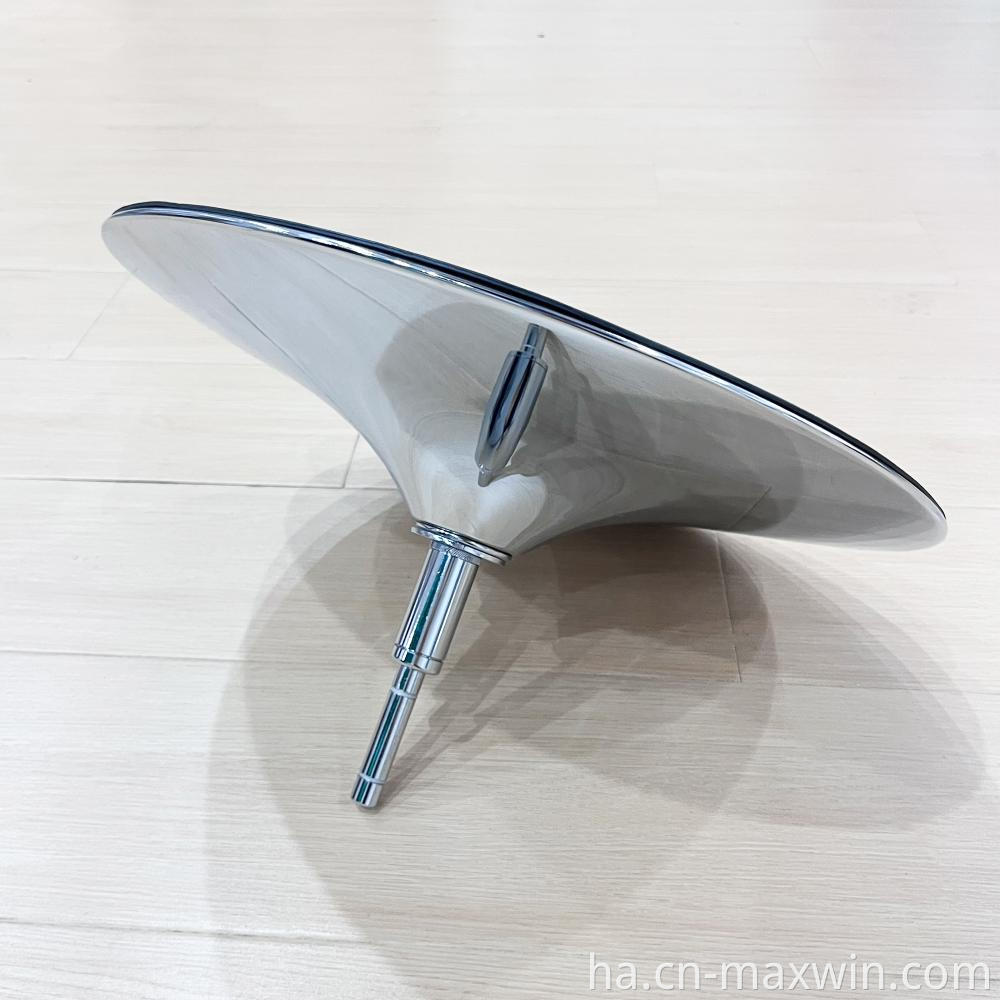 Azurfa diski bagple tushe Silver Disc Flagpole Base